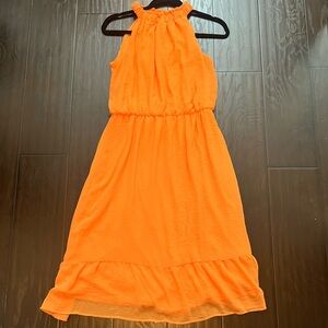 Halter Neck Flowy Maxi Dress
